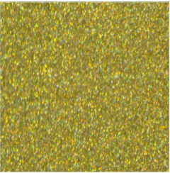 20" Gold Confetti Glitter Roll
