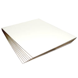 6" x 24" White Aluminium Blank