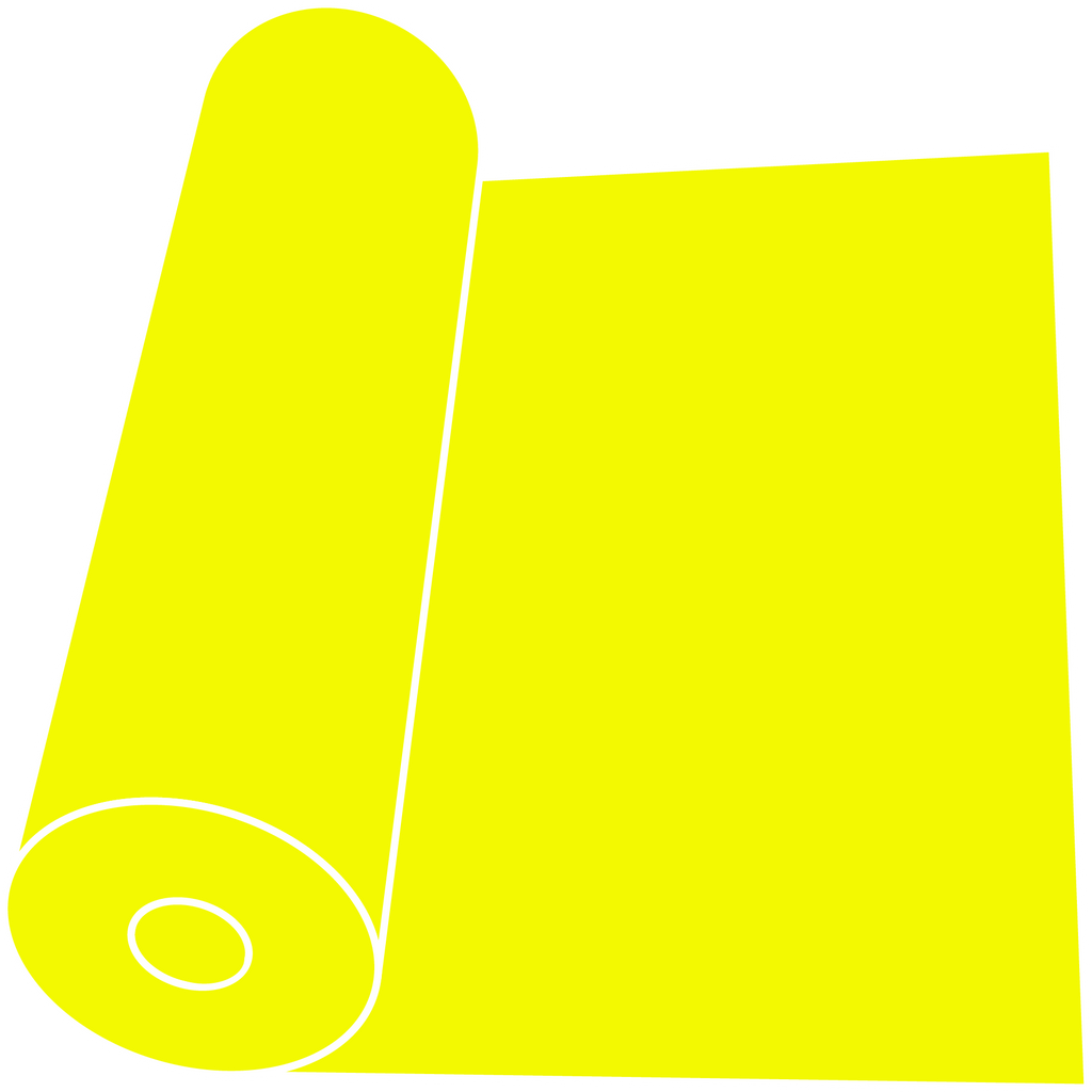 Fluorescent Yellow 15" Roll
