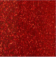 20" Red Glitter Roll